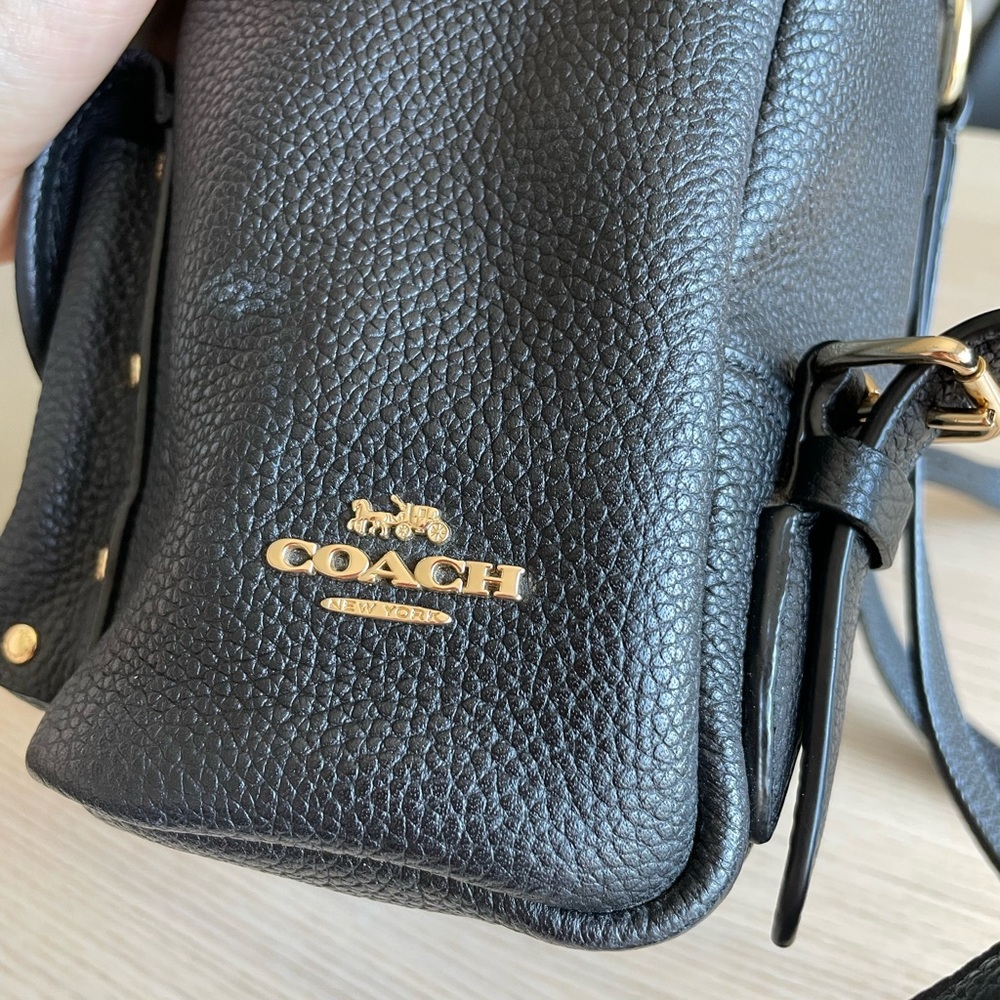 Coach Mini Turnlock Backpack - Picture 7 of 10